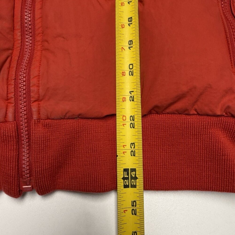 Vintage Ellesse Reversible Jacket Mens Medium 20x24.5 Red Bomber - Picture 16 of 16